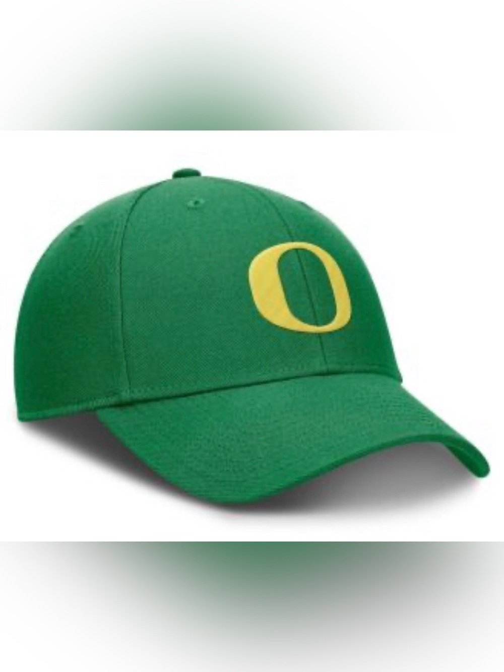 Oregon Ducks  Green Cap with White Swoosh Detail